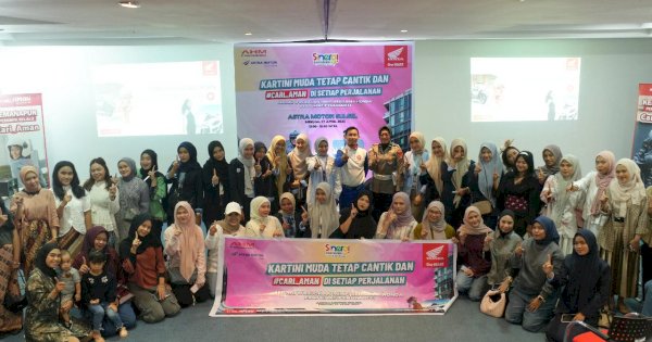 Astra Motor Sulsel Ajak Perempuan Muda Peduli Keselamatan Berkendara