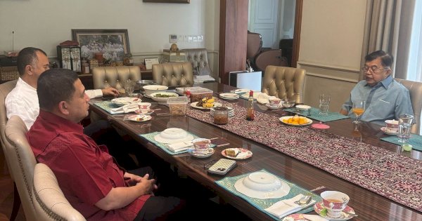 Minta Wejangan Pimpin Makassar, JK Minta Appi Benahi Infrastruktur Kota