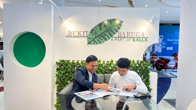 Bukit Baruga hadirkan promo hunian digelaran Mubes KKSS. (Foto: Kalla Land)