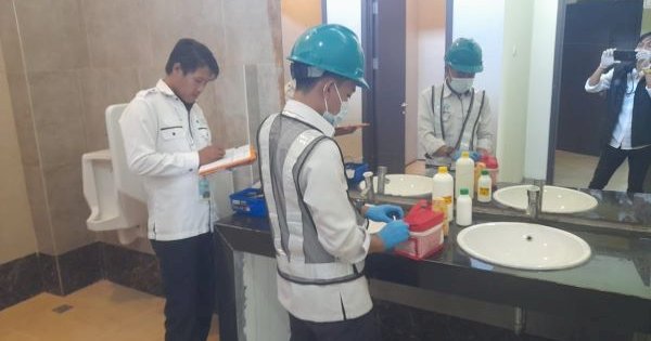 CJH 2025 : Balai Labkesmas Makassar Gelar Pemeriksaan Lingkungan di Asrama Sudiang