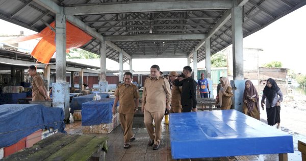 Sidak ke Pasar Lelong, Munafri Janji Perbaikan Infrastruktur dan Distribusi Hasil Laut
