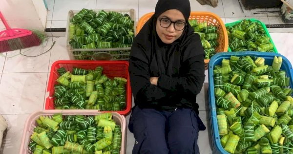 IM3 Jadi Kunci Sukses Fakra Rauf Tingkatkan Penjualan Buras Mama Aji Selama Lebaran