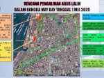 Hindari Titik ini! Satlantas Pelabuhan Rilis Rekayasa Lalu Lintas May Day