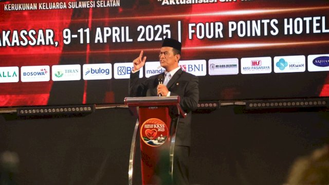 Ketua KKSS terpilih, Andi Amran Sulaiman. Foto: HN/Sinta