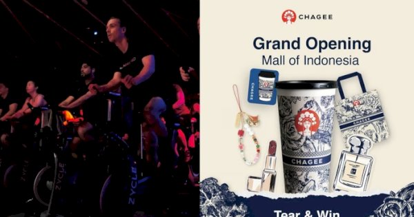 Ada Keseruan Baru di Mall of Indonesia, Bisa Zycling Sampai Jajan CHAGEE