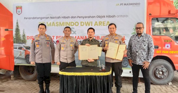 MDA dan Polda Sulsel Teken Naskah Hibah dan Serahkan Hibah Kendaraan Operasional