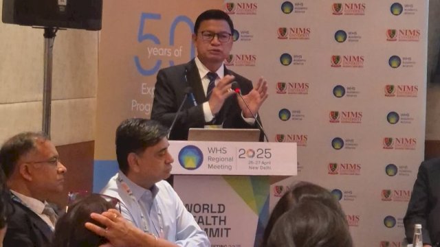 Kepala BPOM RI Taruna Ikrar Pembicara Utama di World Health Summit di India, Paparkan Konsep ABG Dapat Apresiasi Peserta