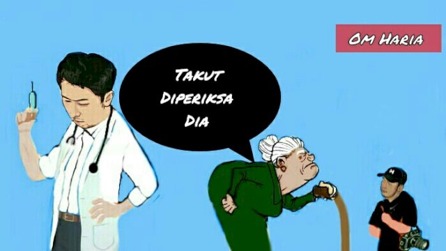 Karikatur tersangka kekerasan seksual, dokter Priguna (Dodi/harian.news)