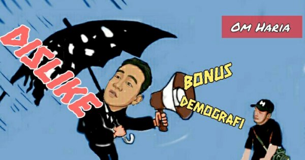 Video Monolog Gibran Rakabuming Dihujani Dislike