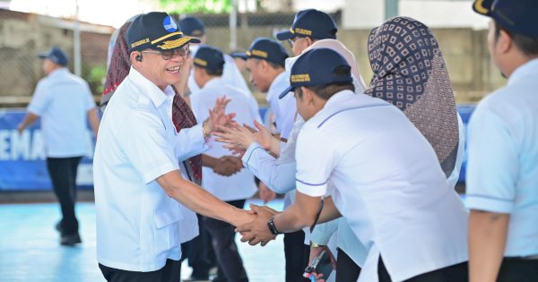 Apel Dirangkaikan Halal Bihalal, Dirut PDAM Makassar Semangati Jajaran Pasca Libur Idulfitri