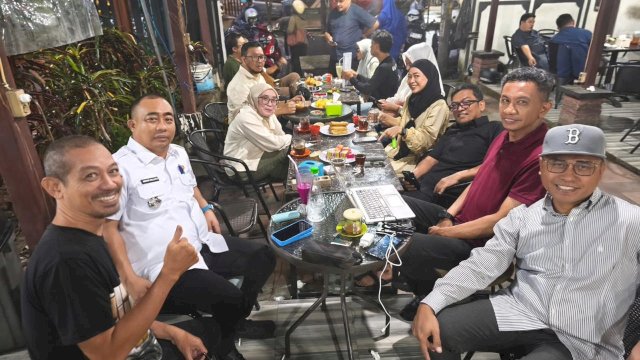 Rapat persiapan Halal Bihalal IKA Fisip Unhas. Foto: dok