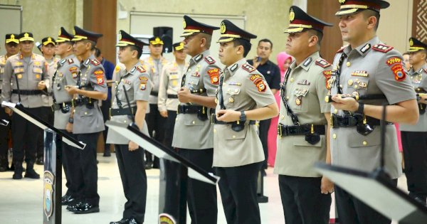 Mutasi Polda Sulsel, Kapolda Rusdi Hartono Tekankan Semangat Baru dan Profesionalisme