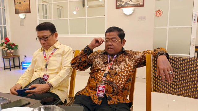 Wakil Ketua Umum DPP Partai Golkar, Idrus Marham (baju batik). Foto: HN/Sinta