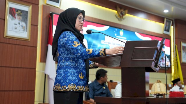 Bupati Gowa Husniah talenrang saat membuka Musrenbang Pemkab Gowa. Foto: dok