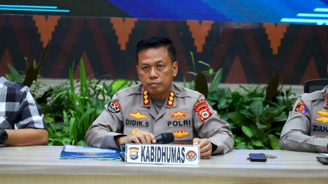 Kabid Humas Polda Sulsel, Kombes Pol Didik Supranoto. Foto: dok
