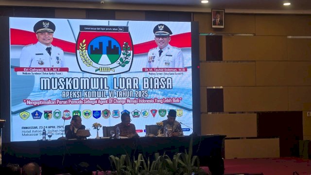 Suasana Forum Muskomwil Luar Biasa Apeksi. Foto: HN/Sinta