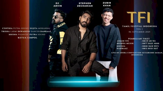 Kembalinya Cynthia Putra Sound &amp; Hadirnya Ketua Limpol di Tamil Festival Indonesia 2025