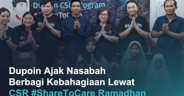 Dupoin Gelar Aksi CSR Ramadhan di Dua Panti Asuhan: Wujud Kepedulian Sosial dan Kebersamaan