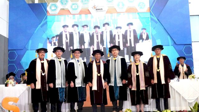 BINUS @Bandung Kukuhkan Guru Besar, Wujud Komitmen dalam Mendukung dan Membangun Industri Kreatif yang Kompetitif