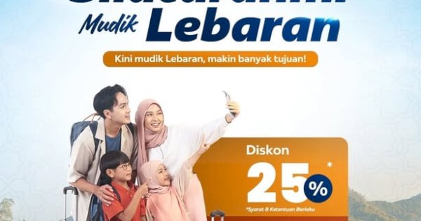 KAI Hadirkan Promo Ekstra Silaturahmi, Diskon Tiket KA hingga 25% untuk Mudik Lebaran