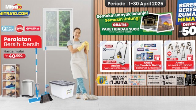 Mitra10 Rilis Katalog Promo Terbaru April 2025 untuk Renovasi Rumah Lebih Hemat