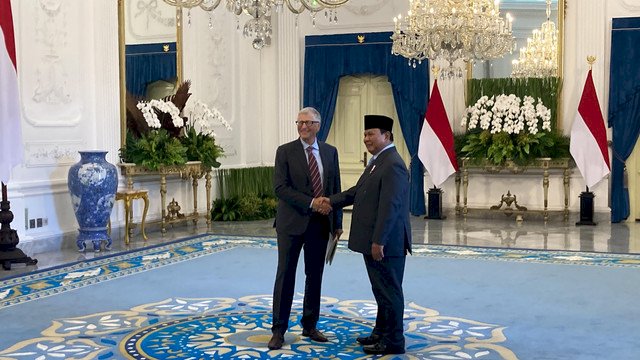 Presiden Prabowo Subianto menerima kunjungan pendiri Gates Foundation, Bill Gates, di Istana Merdeka. Foto: dok kumparan
