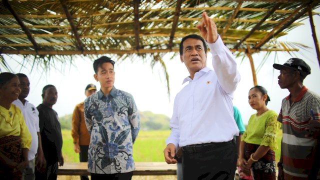 Mentan Amran Sulaiman dampingi Wapres ke NTT. Dok. Ist