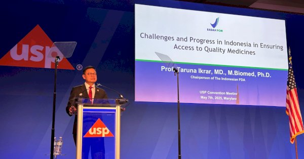 Kepala BPOM RI Taruna Ikrar Paparkan Stretagi, Tantangan dan Kemajuan Indonesia Jamin Akses Obat Berkualitas di Amerika Serikat
