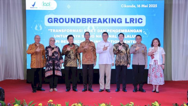 Disaksikan Kepala BPOM Taruna Ikrar dan Pejabat Muspida, PT Lapi Laboratories Groundbreaking