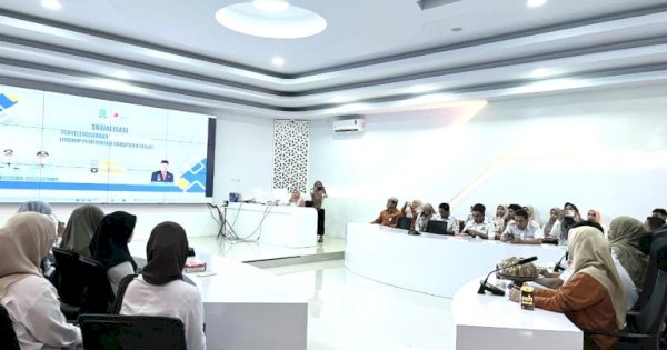 Diskominfo Sinjai Sosialisasi Penyelenggaraan Statistik Sektoral