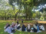 Taman UIN Alauddin Jadi Kelas Praktik Jurnalistik