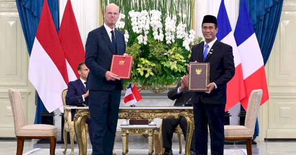 Mentan Amran Teken Deklarasi Kerjasama Pertanian dalam Pertemuan Bilateral Indonesia–Prancis