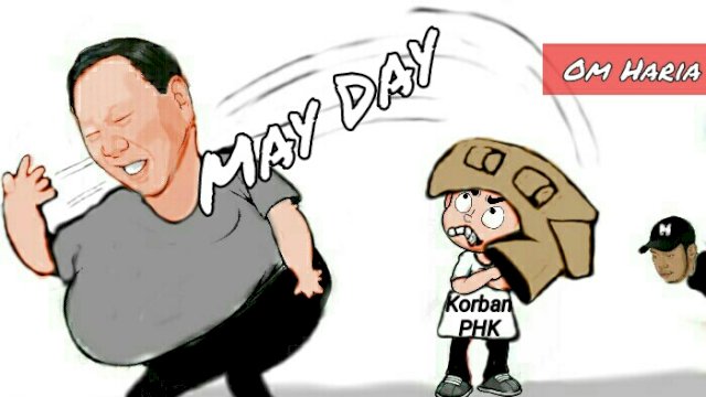 Karikatur peringatan Hari Buruh (Dodi/harian.news)