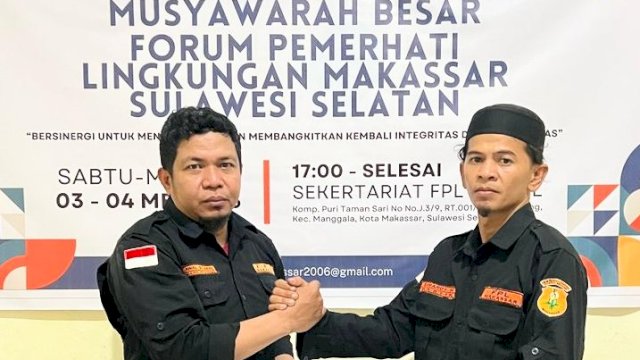 Awal Setiabudi (kiri) bersama ketua terpilih FPL Sulsel, Swardi M. (foto/ist)