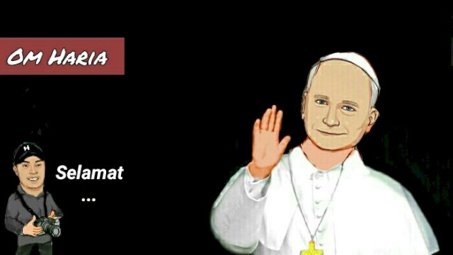 Karikatur Paus Leo KIV (Dodi/harian.news)