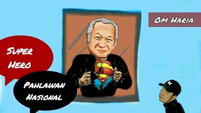 Karikatur usulan Soeharto jadi Pahlawan Nasional (Dodi/harian.news)