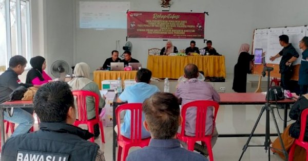 Pasca PSU Pilkada Palopo, Bawaslu Sulsel Pantau Rekapitulasi Kecamatan