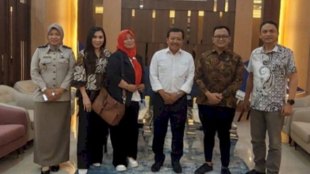 PT Masmindo Dwi Area (MDA) menggelar audiensi strategis dengan Kepala Kantor Wilayah Badan Pertanahan Nasional (BPN) Provinsi Sulawesi Selatan. Foto istimewa