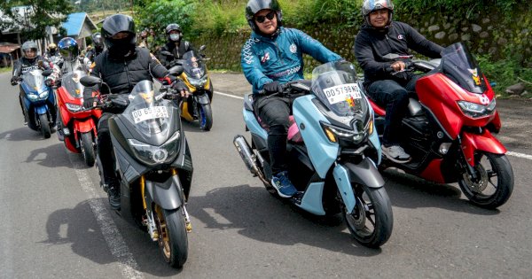 Yamaha NMAX Jadi Primadona di Sulsel, Komunitas Antusias Ikuti Ride A Decade
