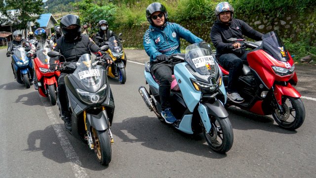 Perayaan satu dekade Yamaha NMAX bertajuk NMAX Experience: Ride A Decade kini menyambangi Sulawesi Selatan setelah sukses di Jakarta dan Banten. (Foto: SJAM)
