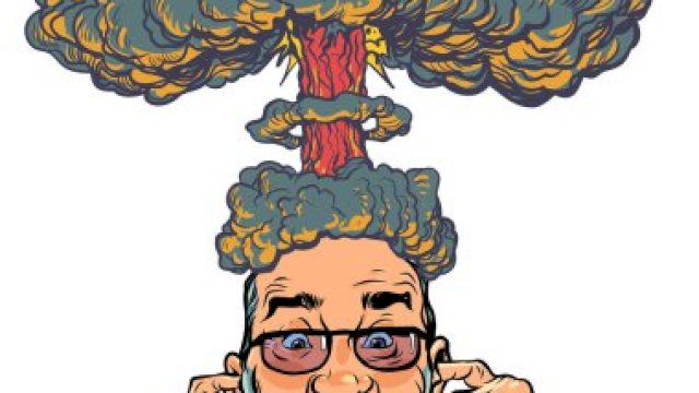 ilustrasi ‘mental popcorn’, simbol ledakan emosi sesaat ||lisensi@depositphotos