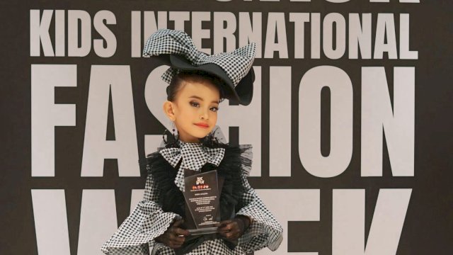 Model Cilik asal Pinrang, Gerhana Ayunindia. (Foto:ist)