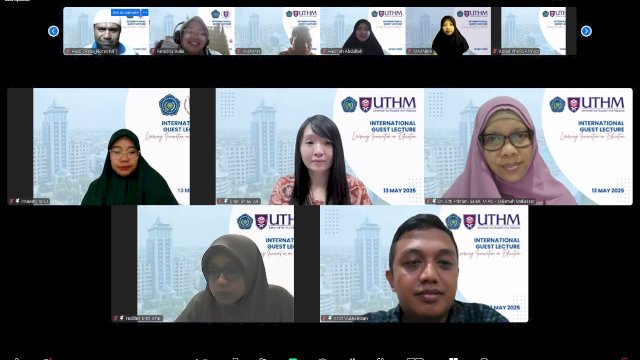 Kuliah Tamu Internasional bertajuk &ldquo;Learning Innovation on Education&rdquo; pada Selasa, 13 Mei 2025.