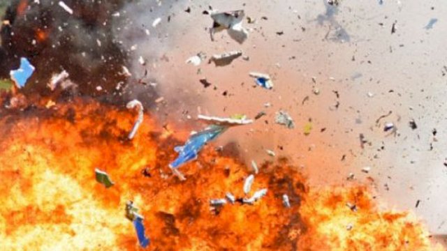 Ilustrasi ledakan bom. 