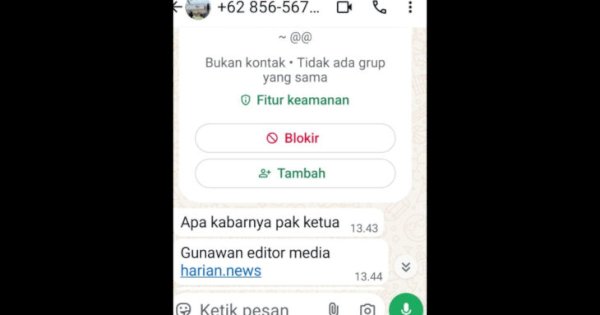 Pakai Nama harian.news, Wartawan Gadungan Nyaris Tipu Politisi