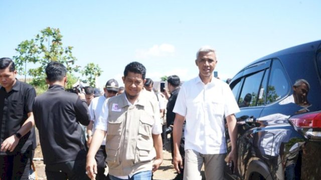 Wakil Ketua DPRD Gowa, Hasrul Rajab, menyampaikan apresiasi atas kepercayaan pembangunan sekolah unggulan KKSS di Gowa ||humasdprd