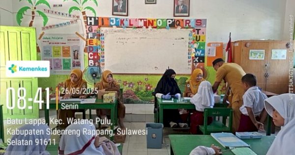 Cegah Kaki Gajah Sejak Dini, Balai Labkesmas Turun ke Sidrap