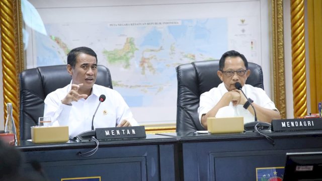 Mentan dan Mendagri. Dok. Ist