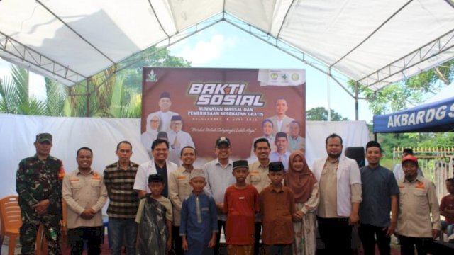 Suasana penuh keakraban di lokasi aksi sosial Desa Salajangki, dihadiri warga, tenaga medis, dan tokoh masyarakat ||handover_docpmgowa