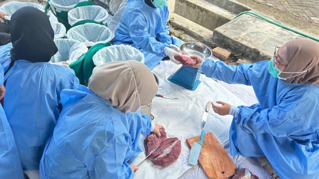 RSKD Gigi dan Mulut Sulsel Potong 8 Ekor Sapi Kurban di Idul Adha 1446 H